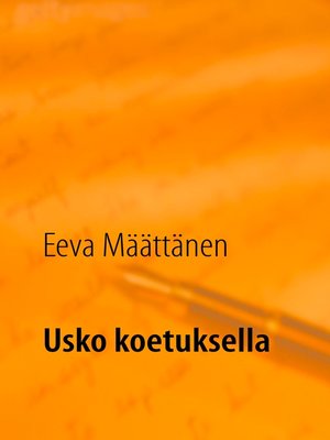 cover image of Usko koetuksella